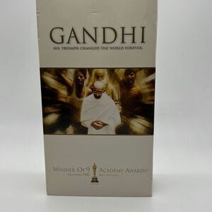 Gandhi: His Triumph Changed the World‎ Forever (VHS, 2001, 2-Tape Set)